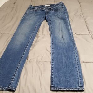 Ann Taylor Loft  blue denim jeans.